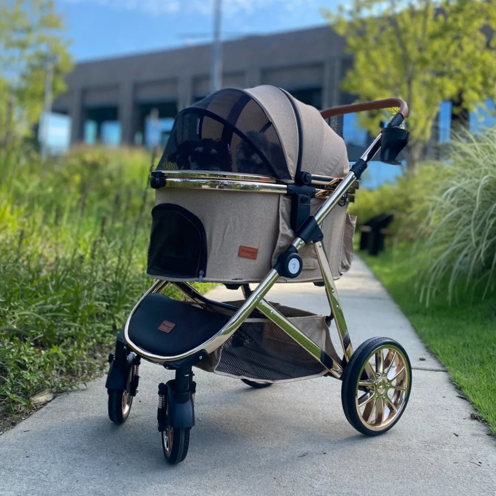 펫신져 프리미엄 캐리어 분리형 접이식 반려동물 유모차 강아지 개모차