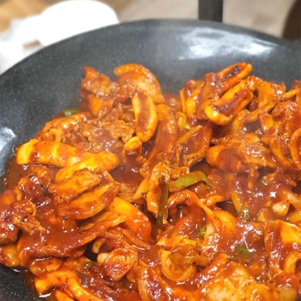 매콤한 오삼 불고기 450g 오징어볶음 간편야식 술안주 - 상세 이미지 4