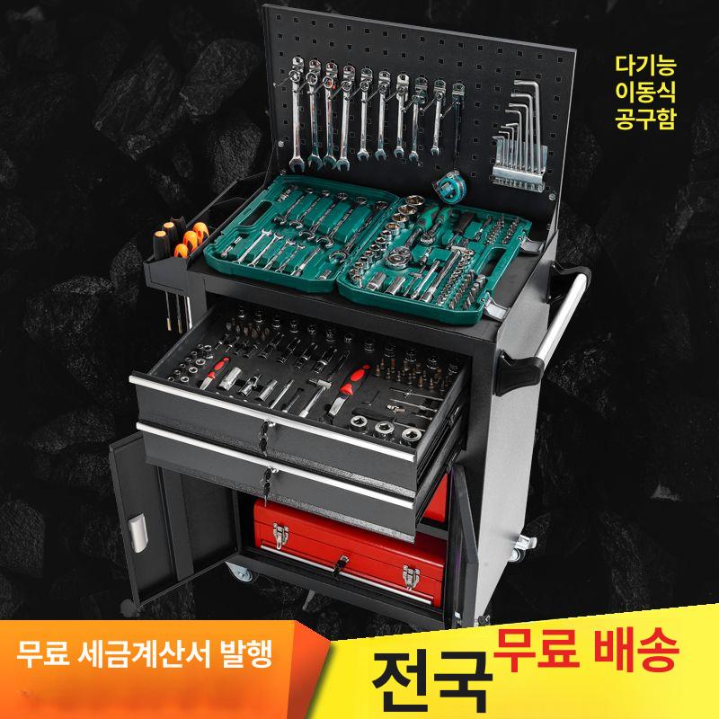 공구카트 툴박스 트롤리 정리함 작업장 정비소 공업용 - 상세 이미지 4