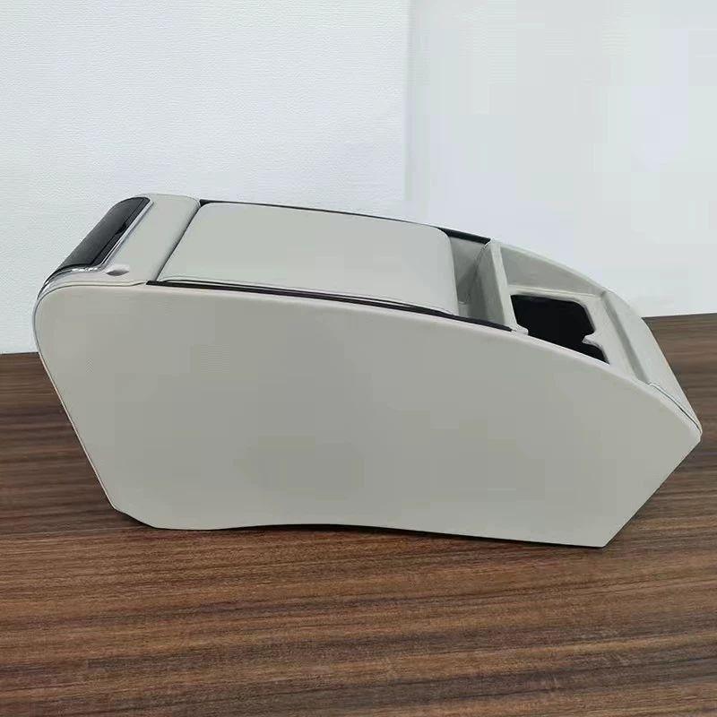차량용 2열 콘솔박스 팔걸이 수납함 트레이 그레이 클래식 폭 19cm - 상세 이미지 4