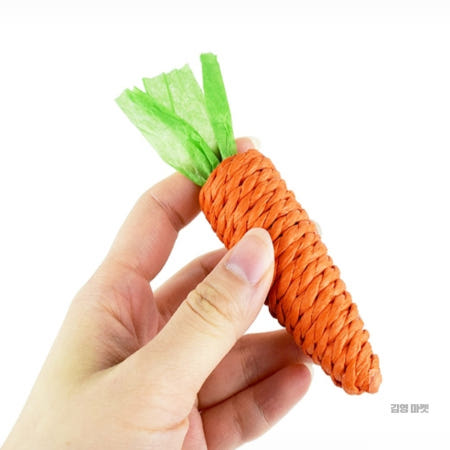 김영마켓 당근 강아지 장난감 로프토이 애견토이 애견용품