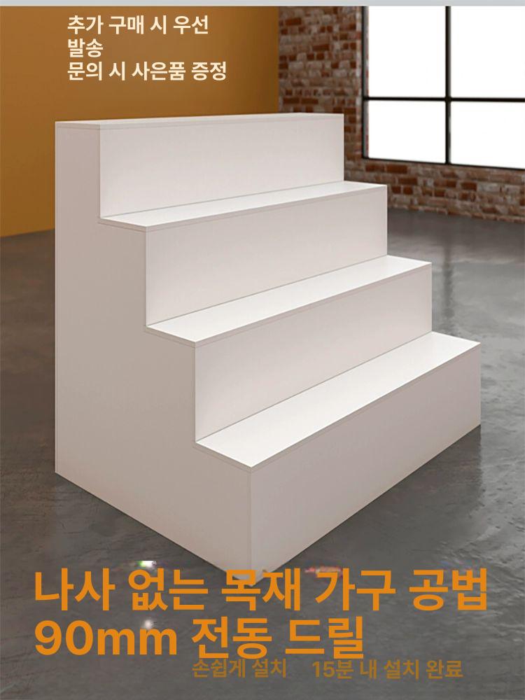 전시 촬영 스툴 계단 쇼핑몰 3단 전시대 디스플레이 박스 - 상세 이미지 2