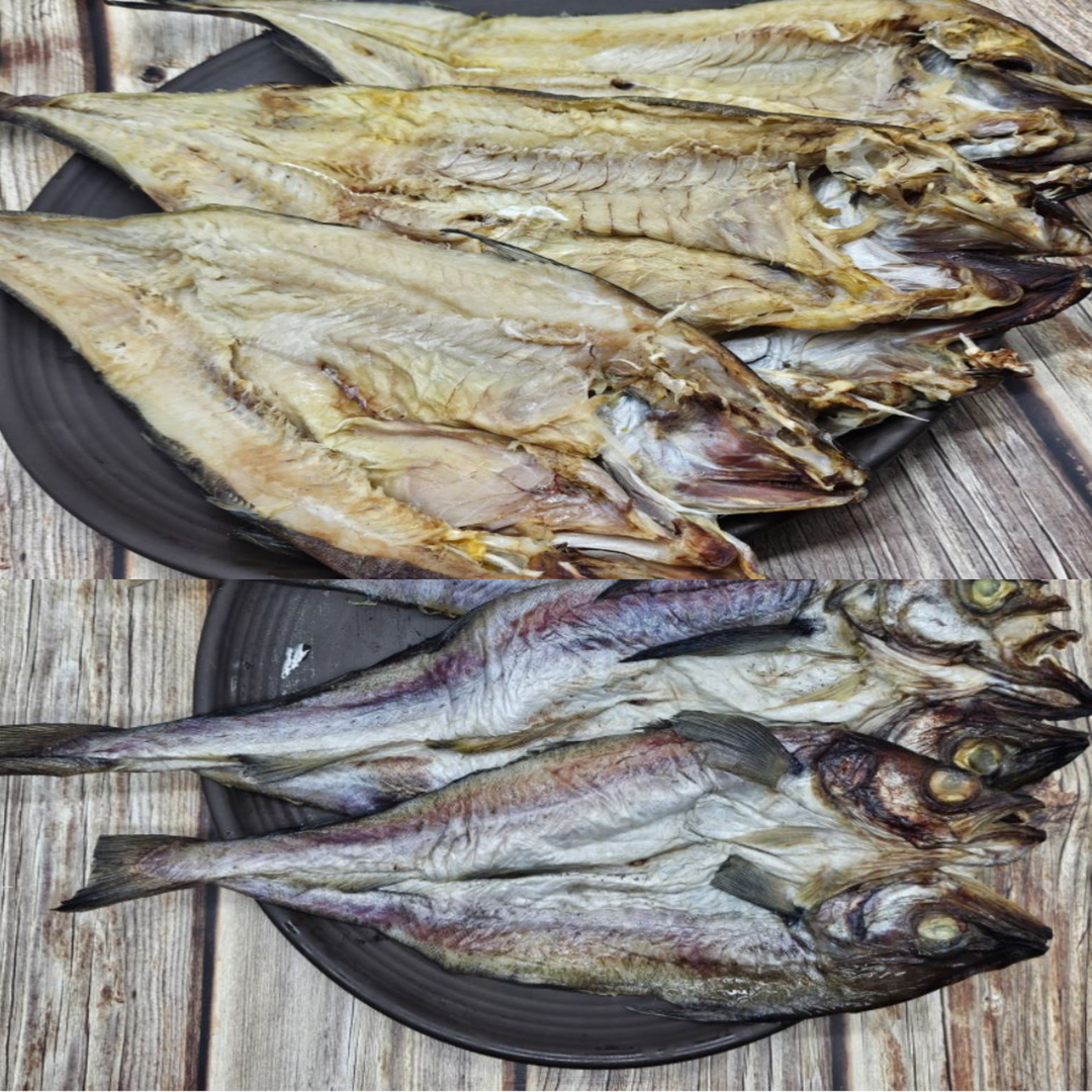 천일염 반건조코다리 명태 짝태 1.5kg 3미 46cm군산가공 위생진공포장 - 상품 이미지