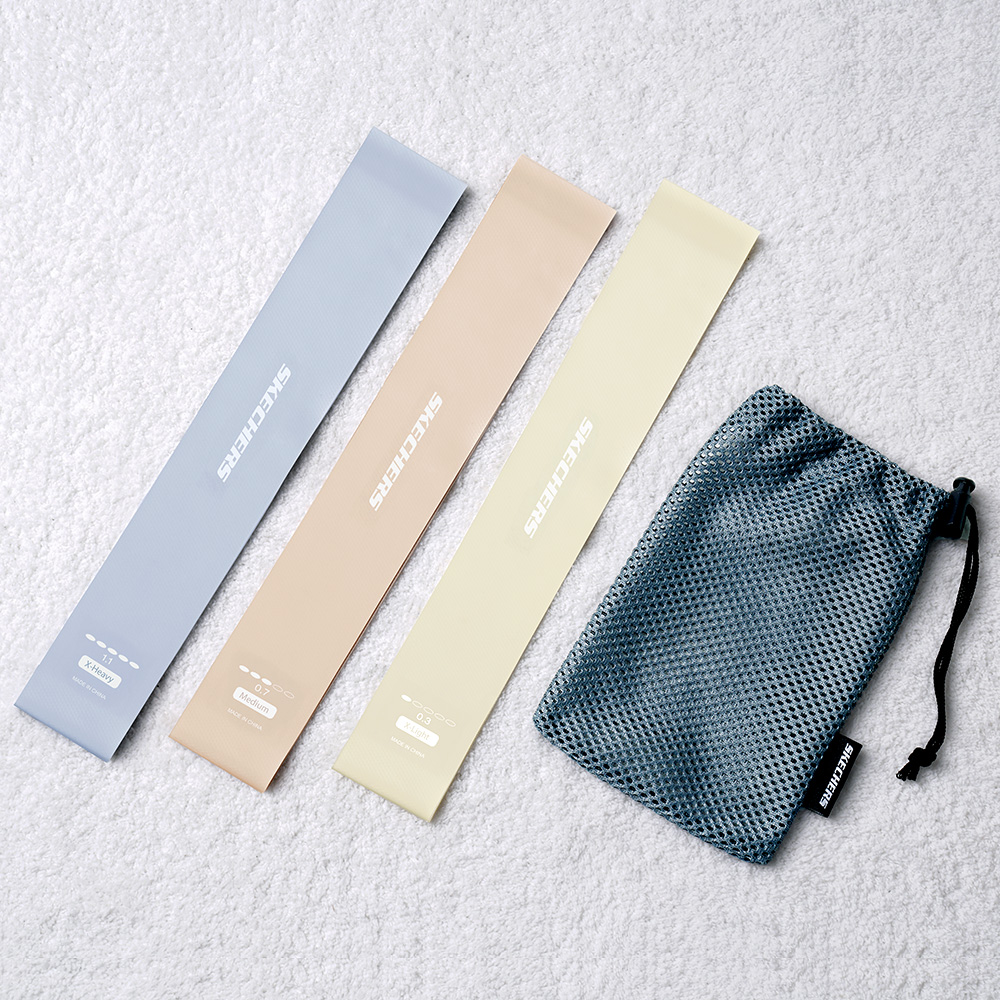 스케쳐스 루프밴드 3종 세트 힙 밴드 힙업 엉덩이 운동 헬스 스쿼트 라텍스 고무 제품 이미지