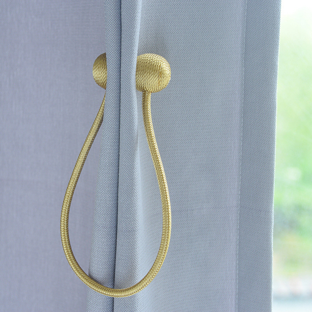 후사고리 커튼묶는끈 자석타이백 드롭 줄 커텐묶기 걸이 스트랩 고정 마그네틱커튼끈 2p