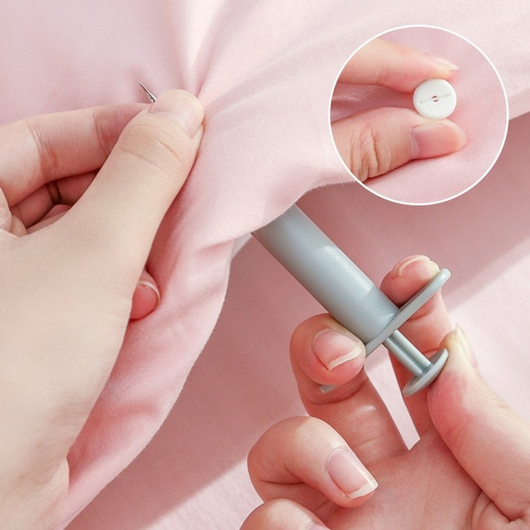 주사기 이불 커버 밀림방지 안전 고정핀 침대 정리용 - 메인 이미지