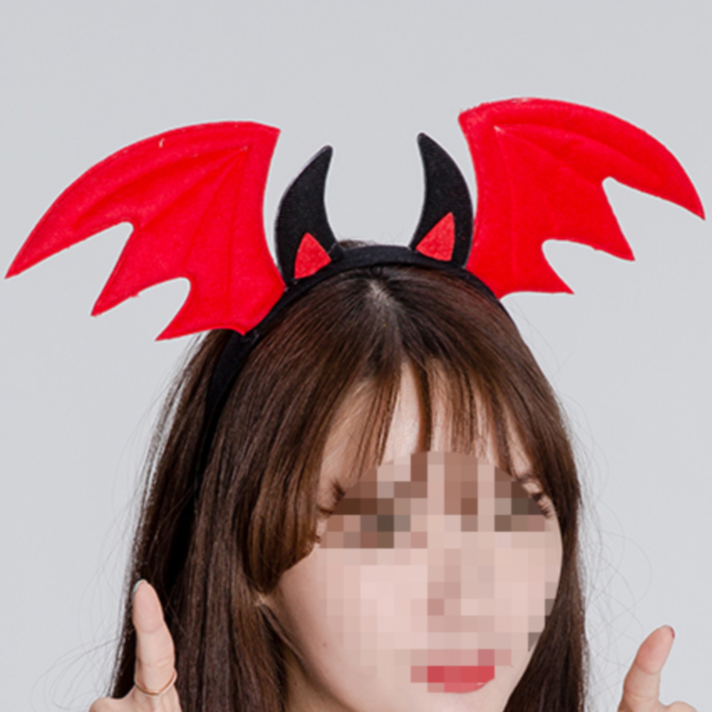박쥐날개 머리띠 할로윈 코스튬 코스프레 이벤트 인생네컷 생일 파티 소품 용품 헤어밴드 - 상품 이미지