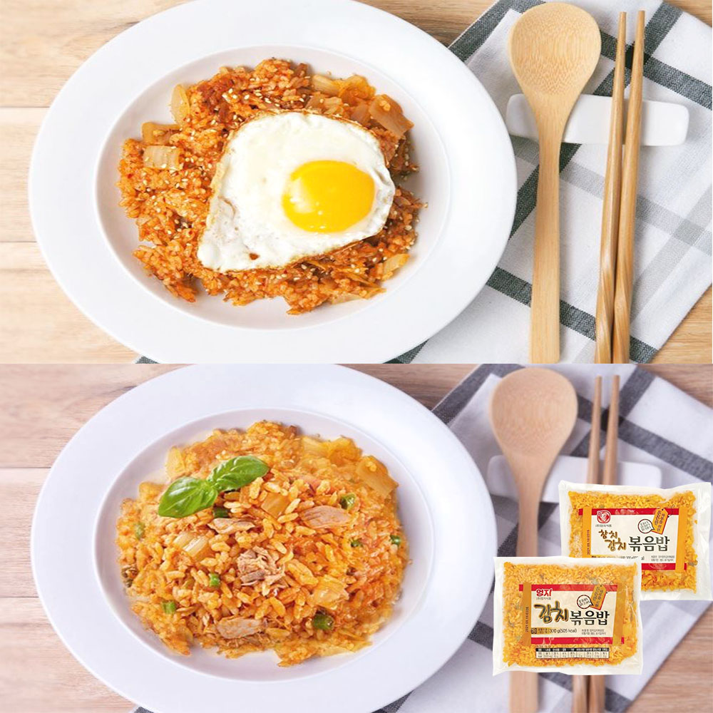 참치 김치 볶음밥 2팩 간편식 냉동 비빔밥 - 메인 이미지