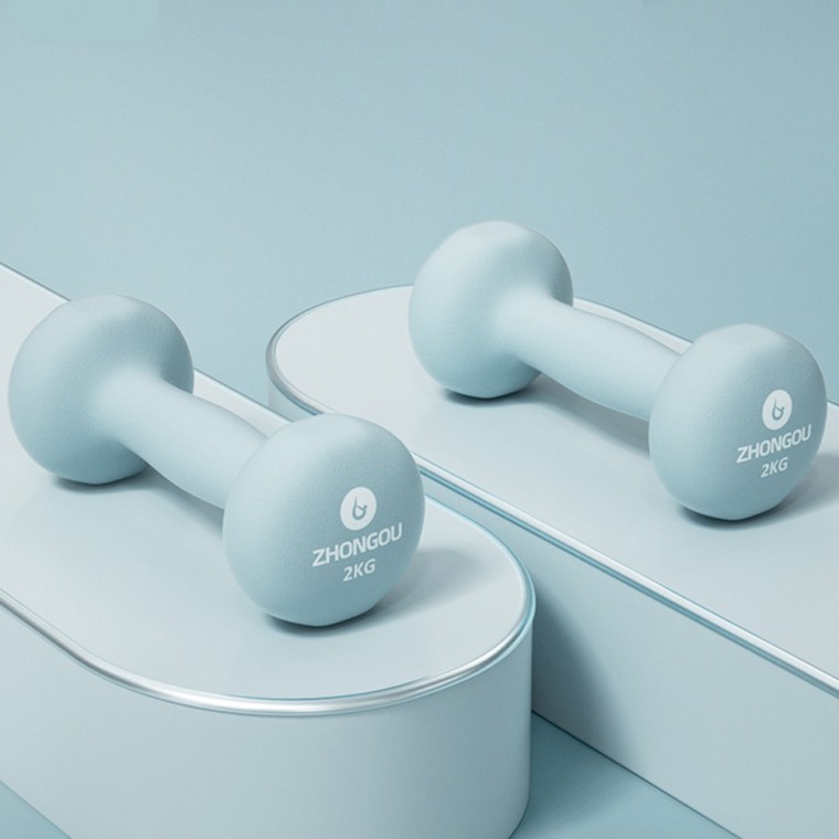 아령 덤벨 홈트레이닝 웨이트 아령 2kg 2개 1세트 - 메인 이미지