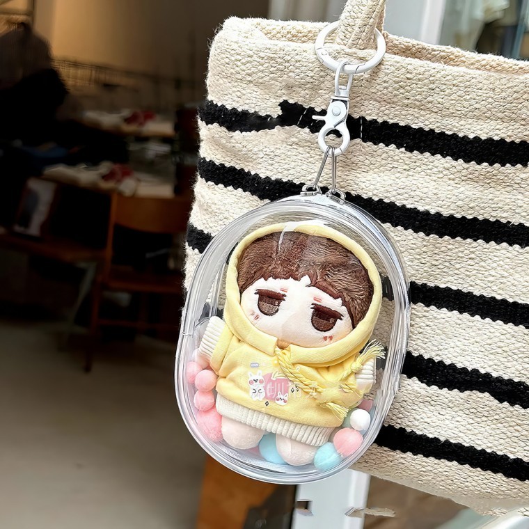 PVC 솜인형 파우치 인형 피규어 가방 보관 10cm - 상품 이미지