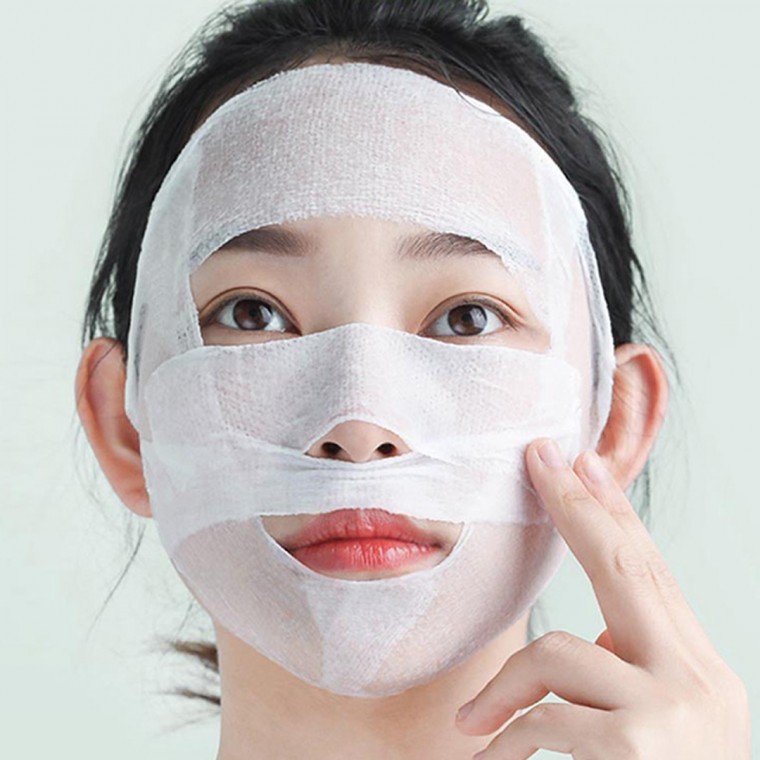 늘어나는 일회용 화장솜 얇은 해면 거즈 머미팩 닥토 패드 스트레치 토너팩 마스크팩 - 메인 이미지