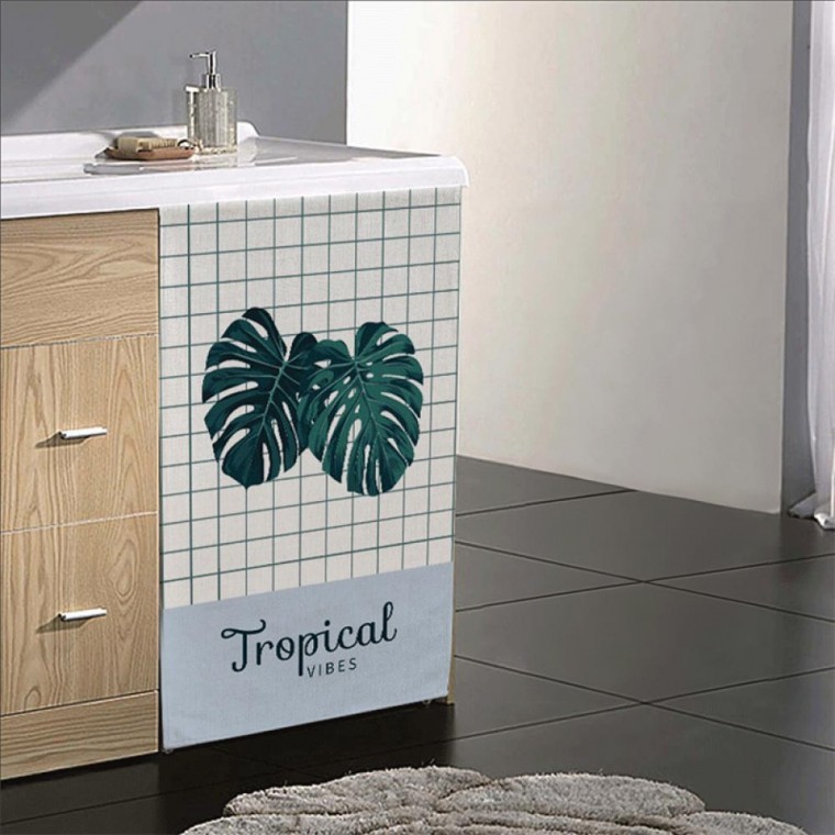 가림막 거북이잎 현관 선반 방문 책장가리개