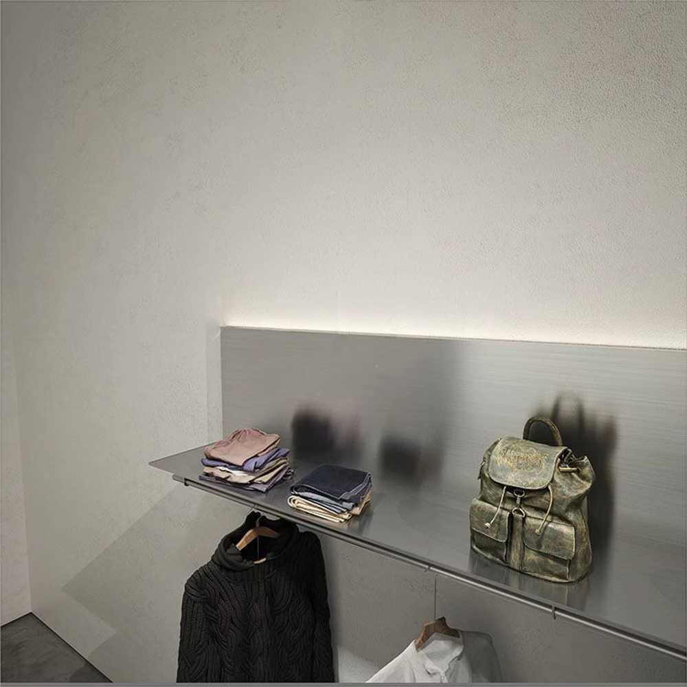 의류매장 스텐 벽행거 선반 옷가게 진열 인테리어 스틸 80x28x30 - 상세 이미지 5
