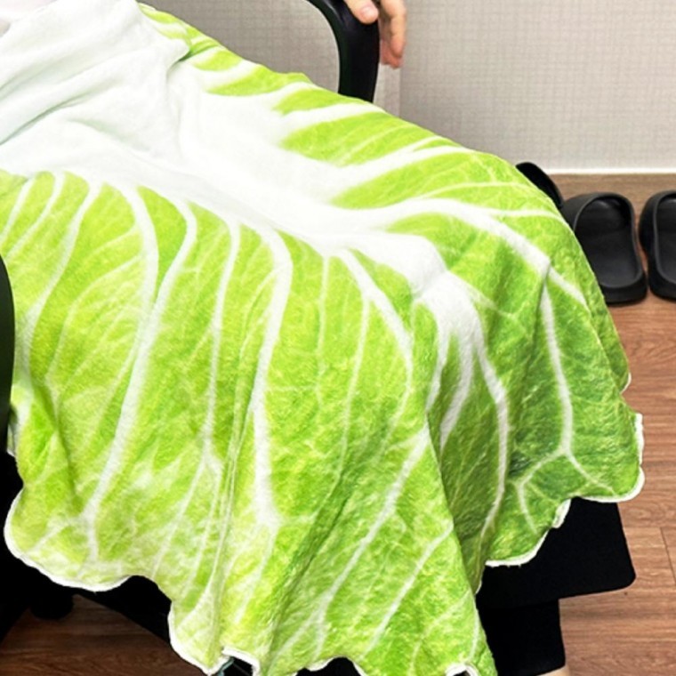 85cm 블랭킷 웃긴담요 배추담요 특이한담요 선물 - 상품 이미지