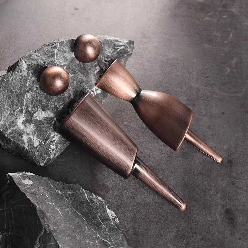 화장실 문패 로즈골드 인테리어 감성 문 표시 표지판 옐로우 브론즈 19cm - 상세 이미지 4