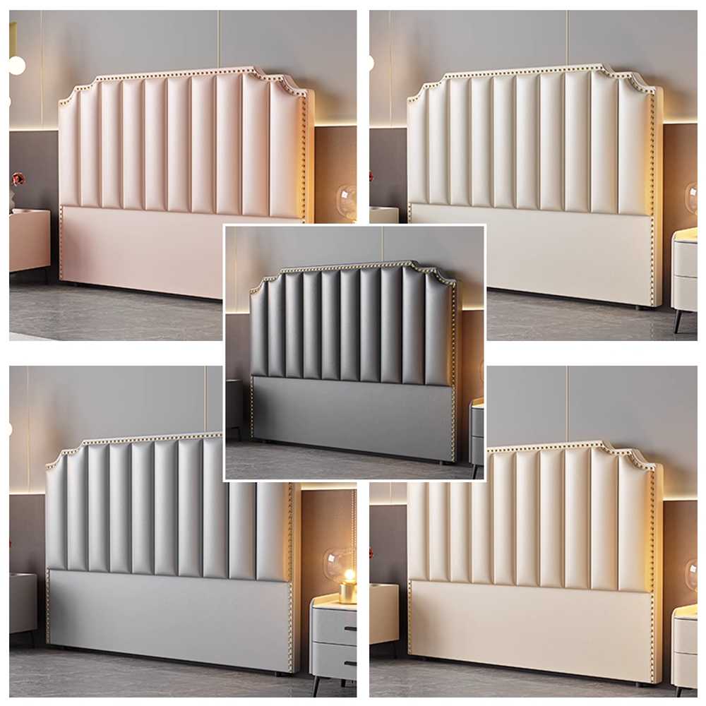 침대 헤드보드 프레임 모던 디자인 인테리어 가구 라이트 그레이(패브릭) 1200x1900mm - 상세 이미지 2