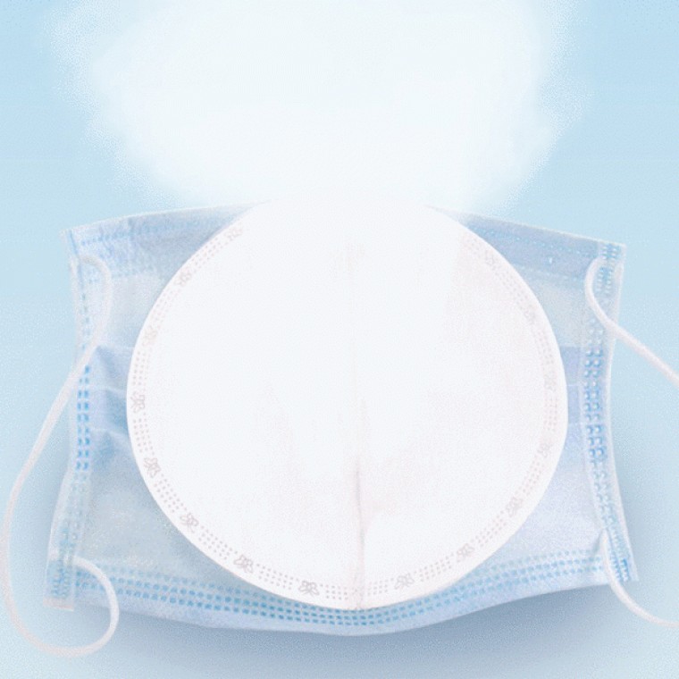 50매 정전기 일회용 마스크 필터 패션 면 순면 블랙 - 메인 이미지
