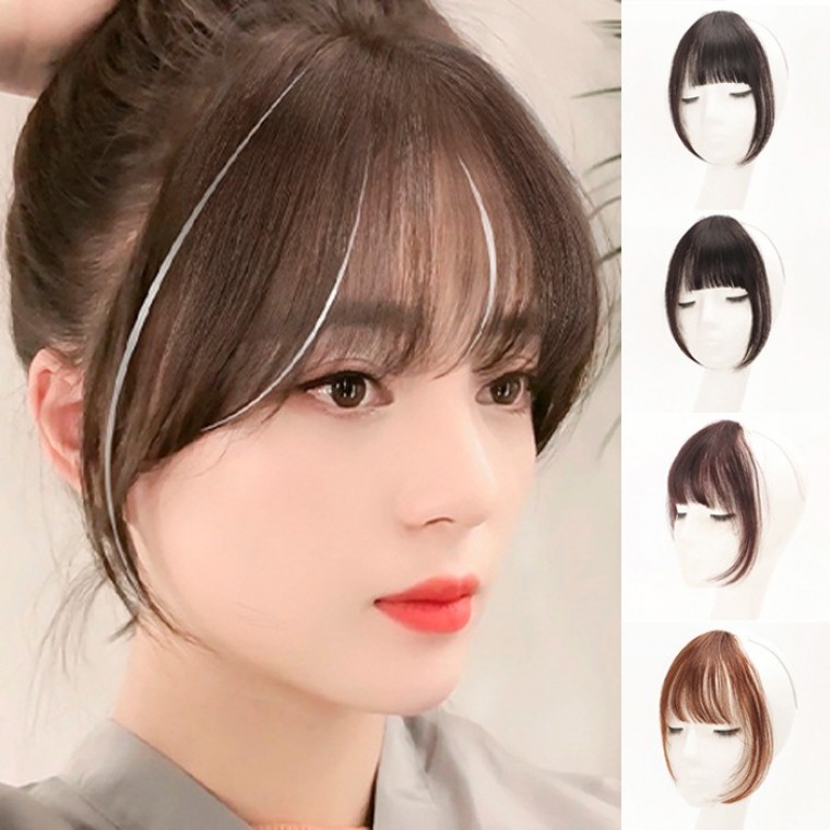 여신 앞머리 가발 여우가발 고데기 붙임머리 - 상품 이미지