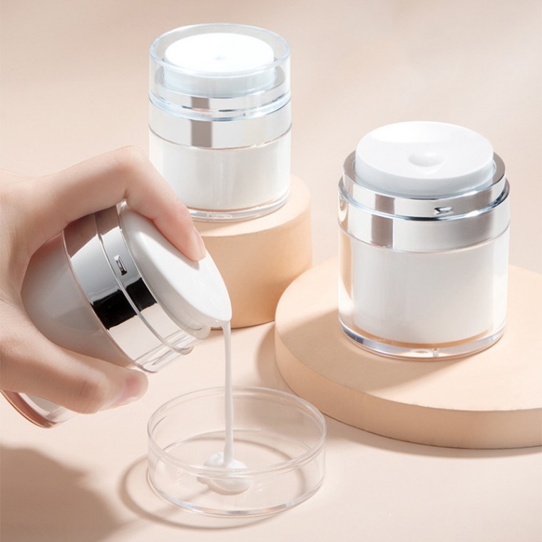 화장품 진공용기 30ml 50ml 진공크림용기 펌프공병 화장품공병 휴대용케이스 - 메인 이미지