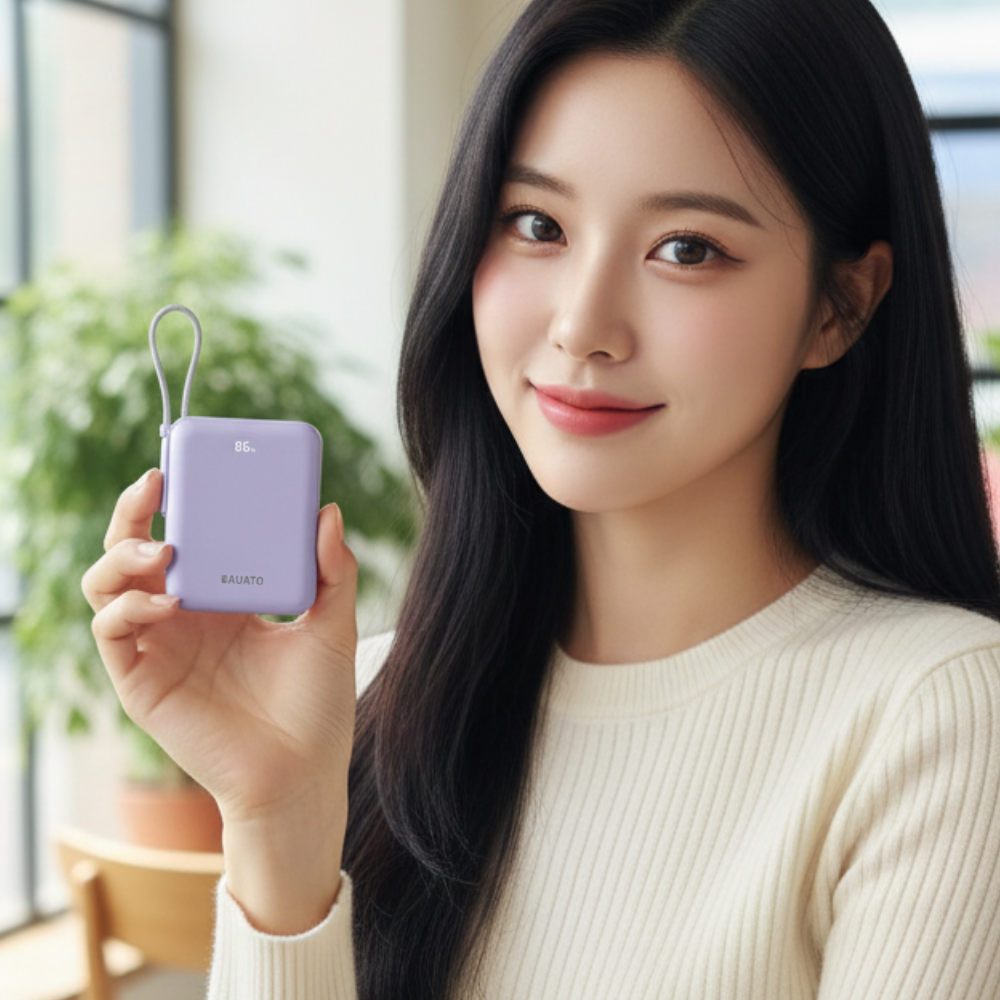 포켓쉴 초고속 대용량 보조배터리10000 비행기 보조배터리 기내반입 가벼운 휴대용 충전기 이미지 2