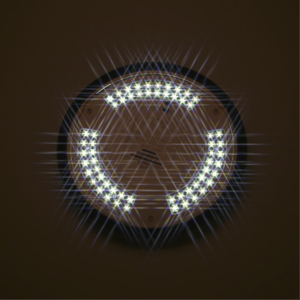 LED 태양광 벽등 정원등 60LED 30W 블랙 주광색 계단 테라스 팩형 잔디등 겸용 - 상세 이미지 5
