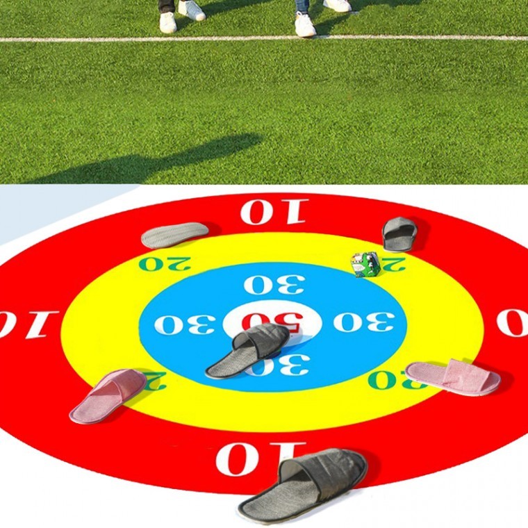 체육 단합 레크레이션 신발 던지기 과녁 점수판 매트 - 상품 이미지