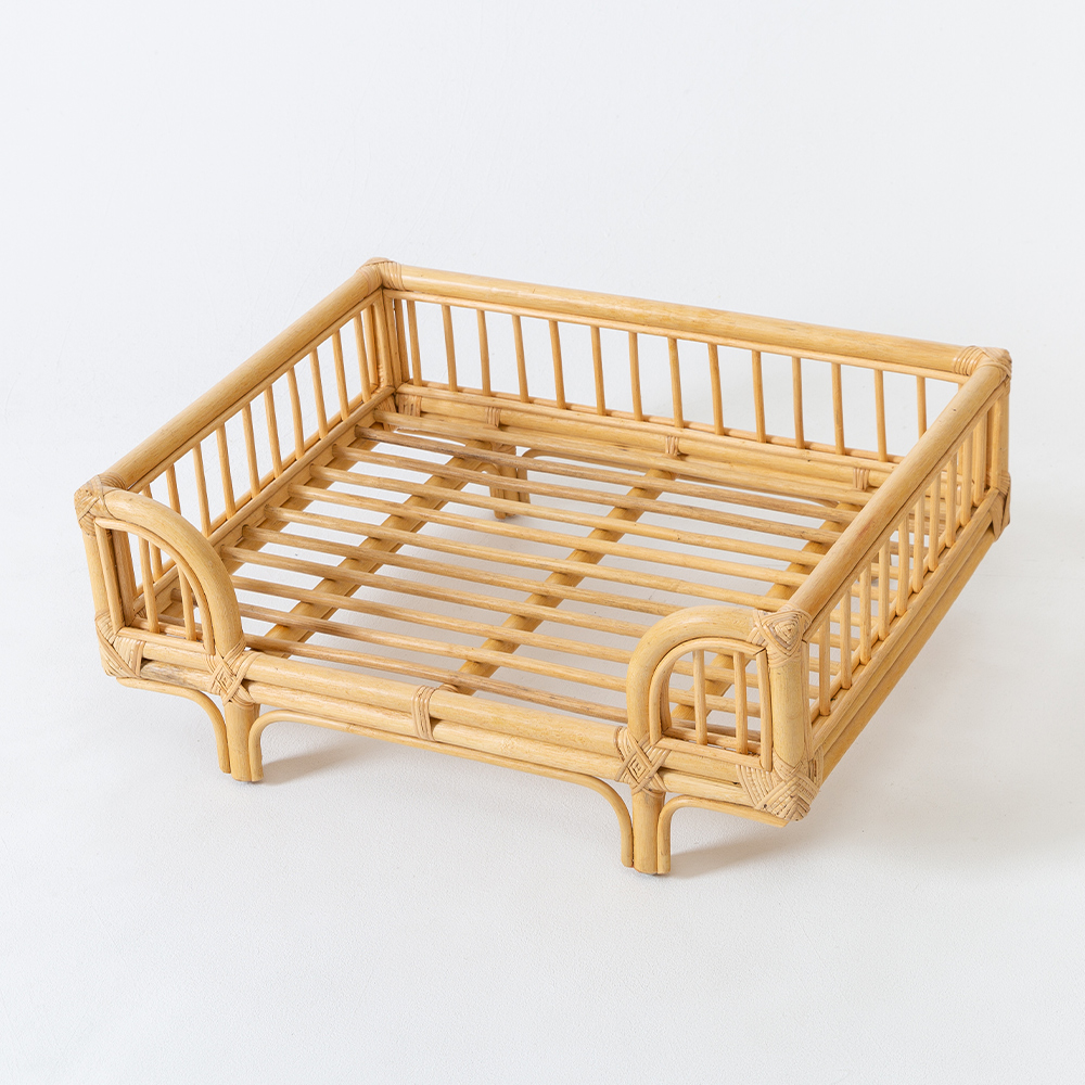 라탄 강아지침대 쇼파 고양이해먹 애견 펫베드 원목침대 반려견