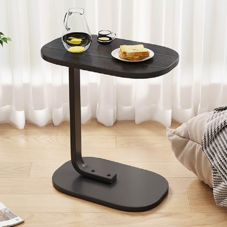 거실협탁 ㄷ자테이블 사이드테이블 블랙 베란다 보조