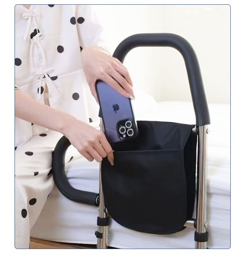 노약자 침대 손잡이 안전가드 가정용환자침대 블랙 스몰 래커 - 상세 이미지 4