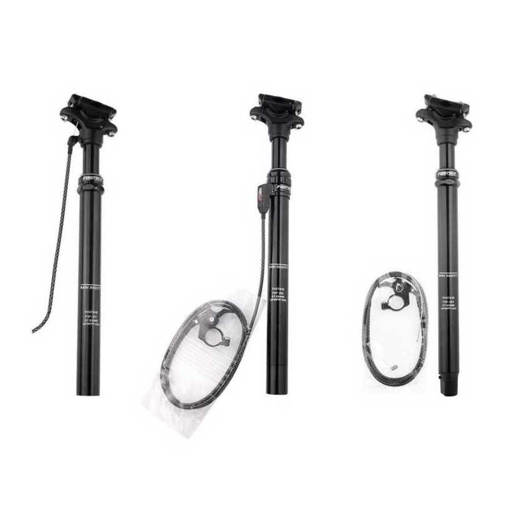 MTB 가변 싯포스트 장거리 라이딩 체형 맞춤 조절 30.9x440 하단블랙 - 상품 이미지