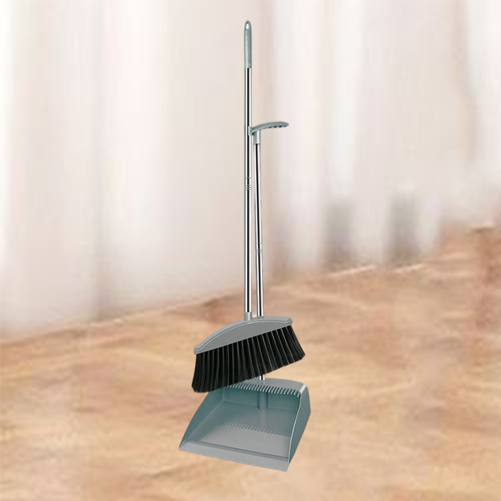 초간편 업소용 빗자루세트 미용실 바닥 청소 쓰레받이 - 상품 이미지