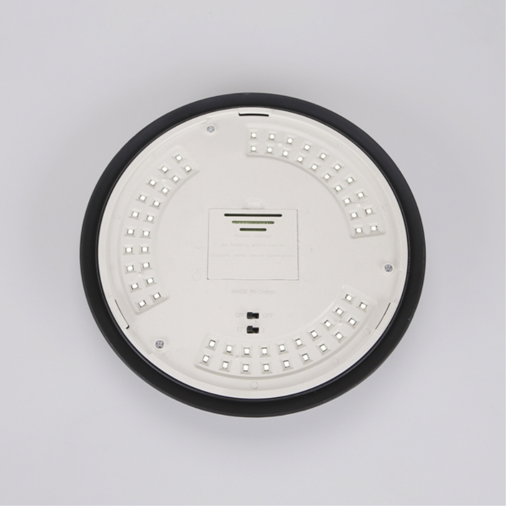 LED 태양광 벽등 정원등 60LED 30W 블랙 주광색 계단 테라스 팩형 잔디등 겸용 - 상세 이미지 4