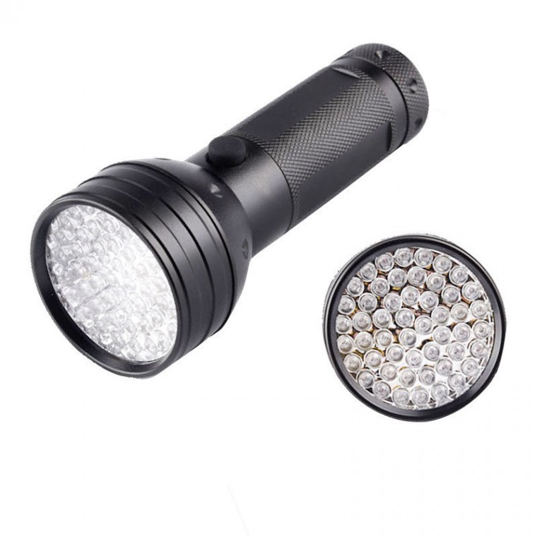 UV 자외선 랜턴 블랙라이트 위폐감지 형광네일 51LED - 상품 이미지