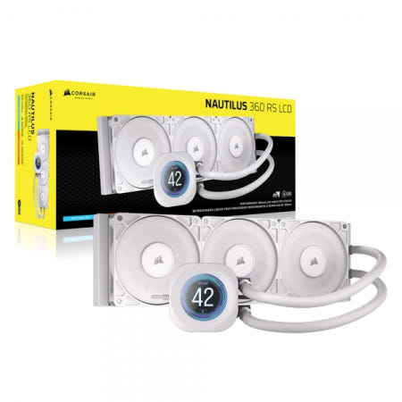 CORSAIR NAUTILUS 360 RS LCD (화이트)