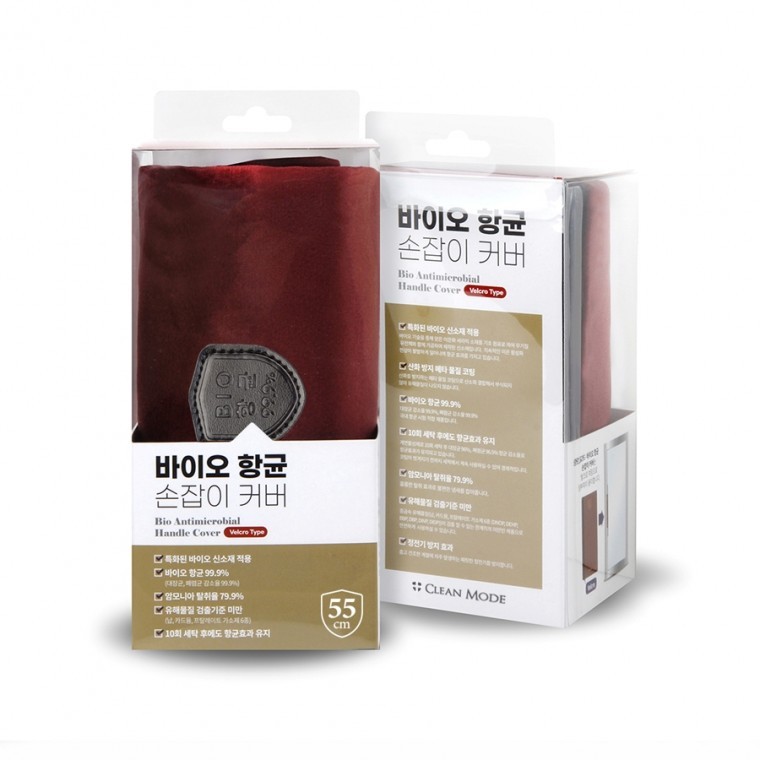 솔로젠 메타바이오 항균 문손잡이 커버 55cm (벨크로타입 1매입) 출입문 현관문 유리문 손잡이 커버 - 상품 이미지