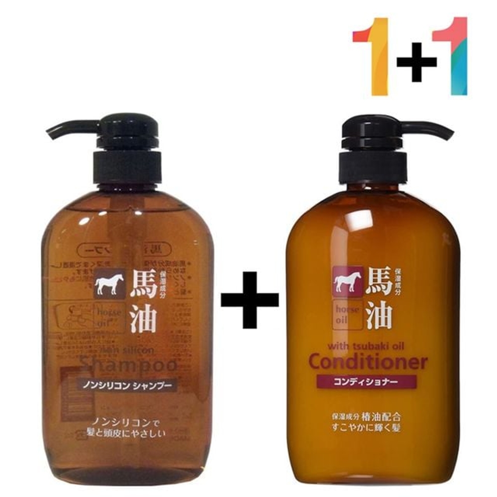 마유 샴푸 린스 에코 스칼프 무실리콘 지성 천연 일본 - 상품 이미지