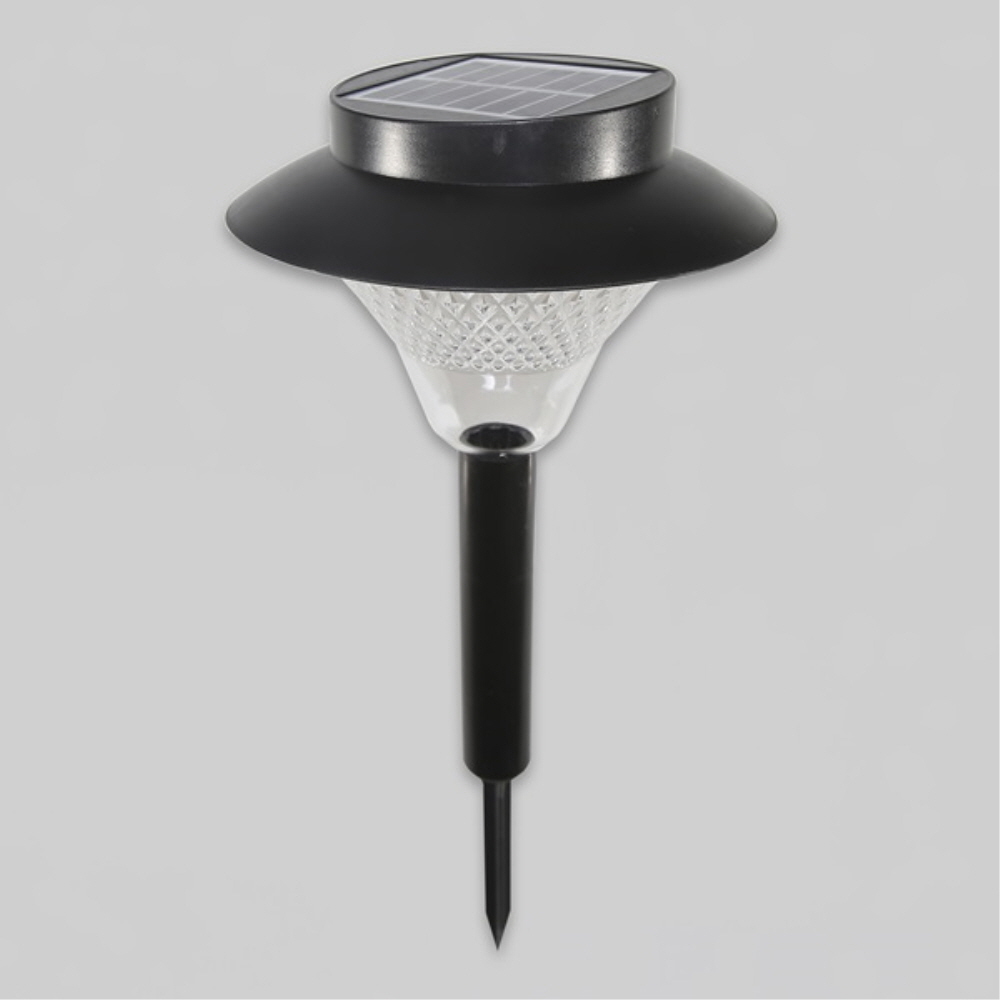 LED 태양광 벽등 정원등 24LED 12W 블랙 주광색 계단 테라스 팩형 잔디등 겸용 - 상세 이미지 2