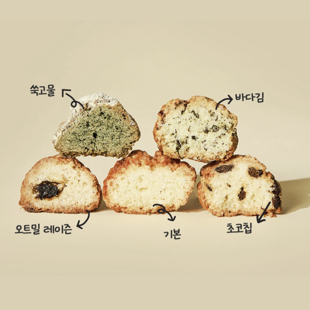 2025년 햇밀 100% 우리밀 한입스콘 오트밀 레이즌, 100g, 1개 - 상세 이미지 3