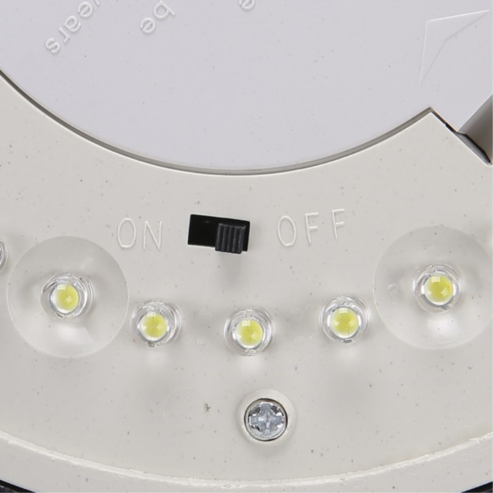 LED 태양광 벽등 정원등 32LED 16W 블랙 주광색 계단 테라스 팩형 잔디등 겸용 이미지 6