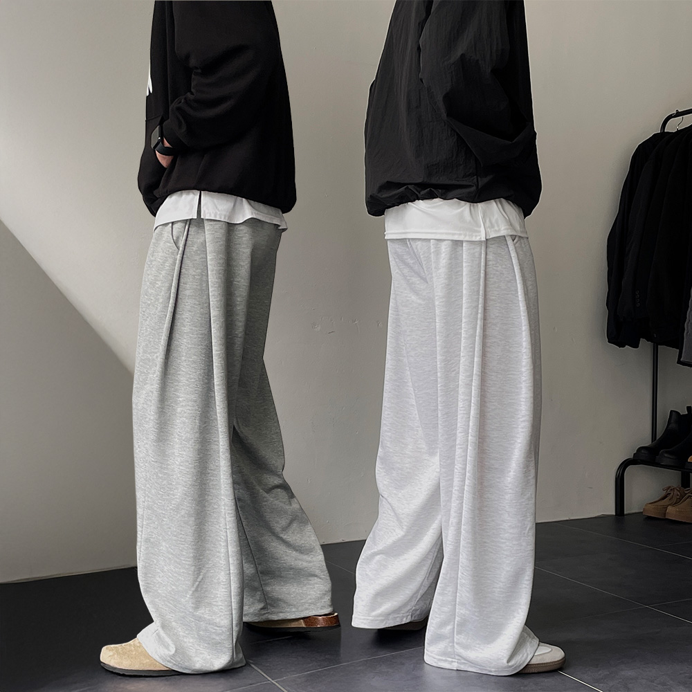 1+1 스웻팬츠 벌룬팬츠 남자통바지 - 상품 이미지