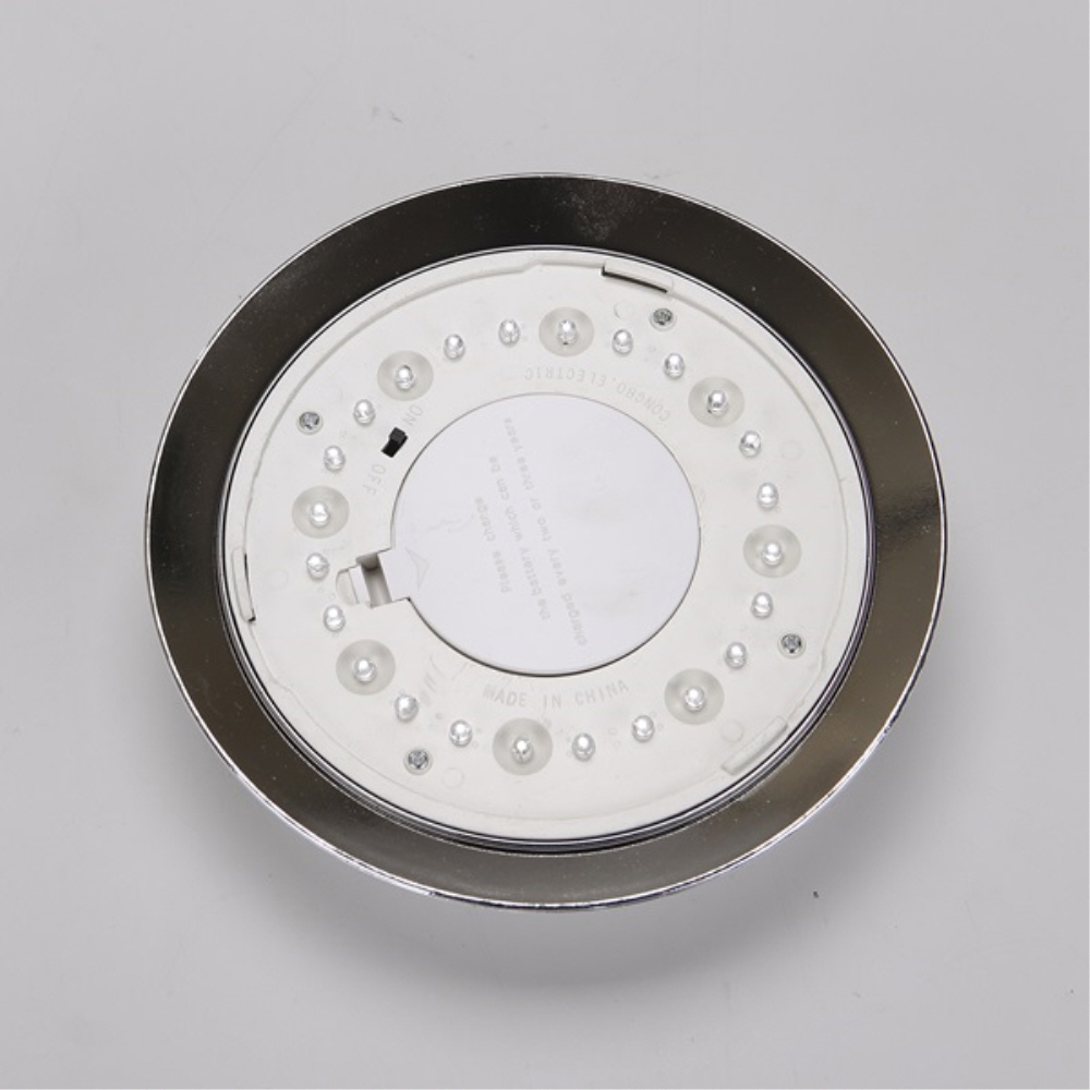 LED 태양광 벽등 정원등 24LED 12W 실버 주광색 계단 테라스 팩형 잔디등 겸용 - 상세 이미지 4