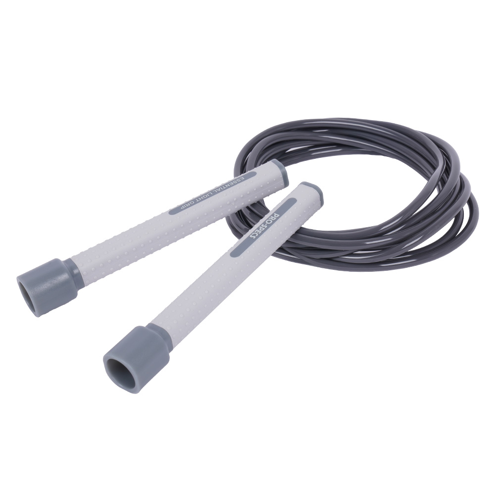 프로스펙스 에센셜 라이트 그립 줄넘기 다이어트 복싱 유산소 운동 라이트그레이