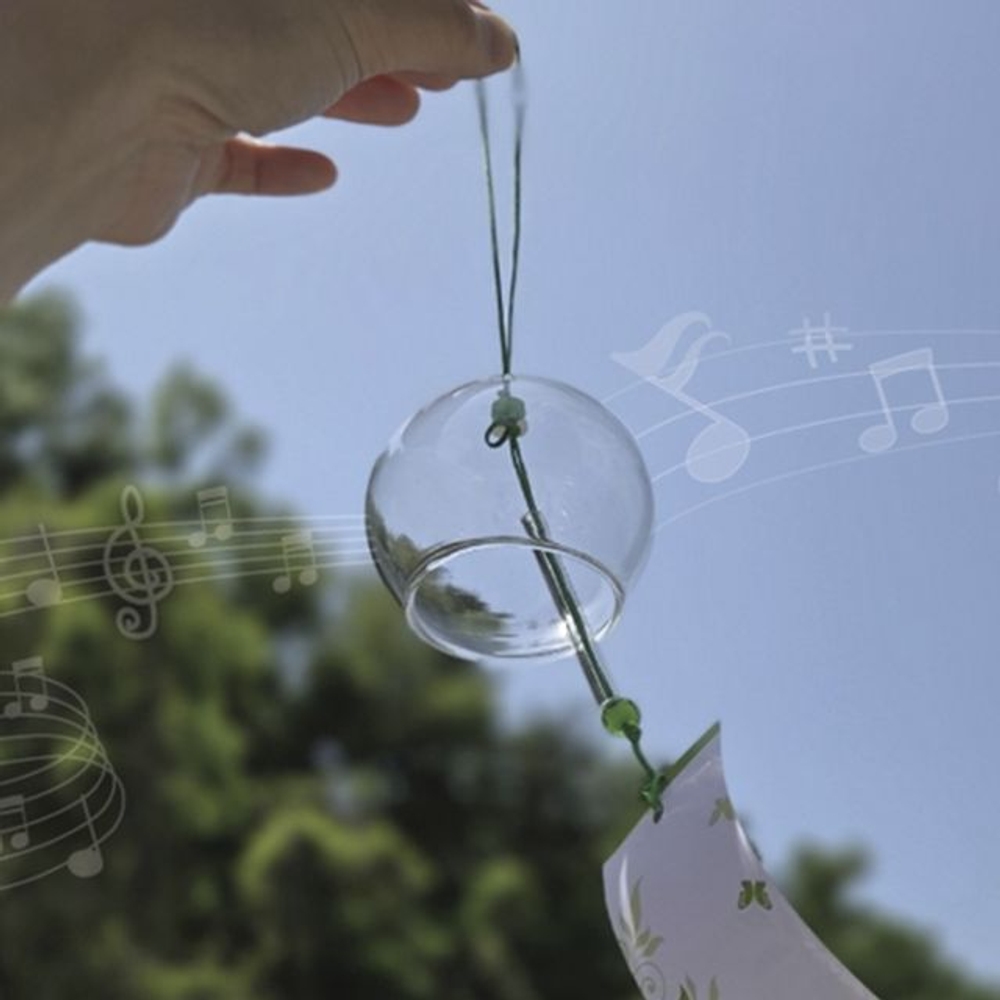 유리 후우링 풍경소리 일본풍경 투명 diy - 상세 이미지 2
