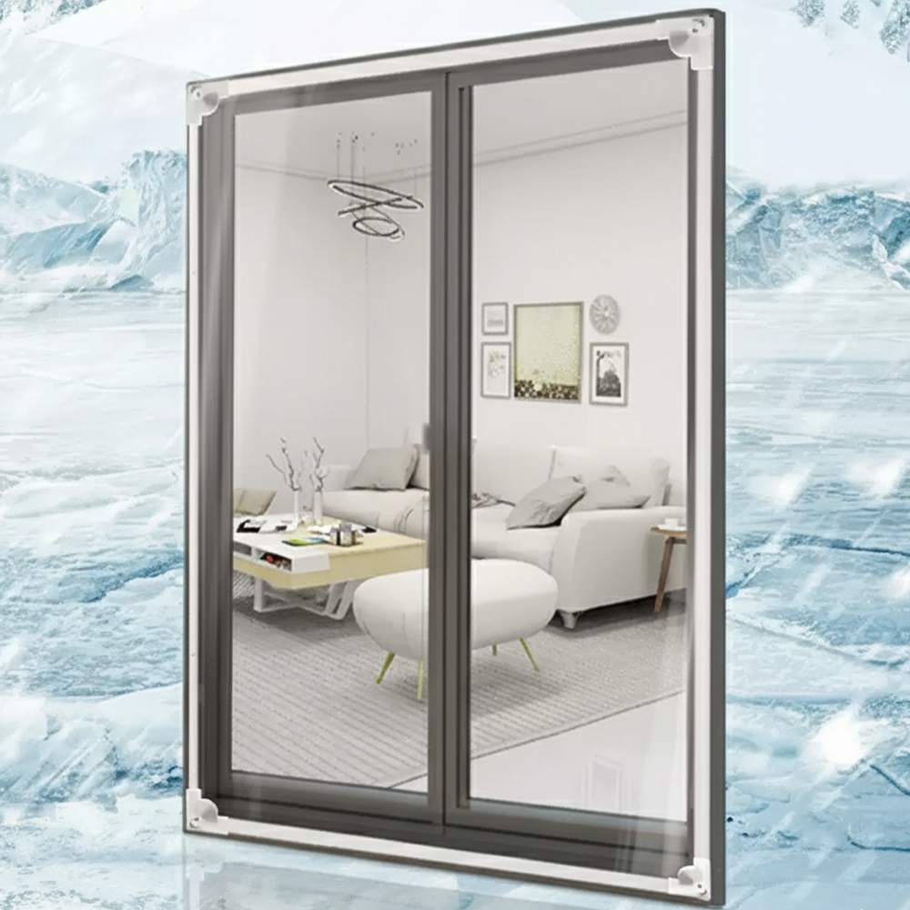 밀스턴 북극방풍비닐 자석형 창문단열 결로방지 단열재