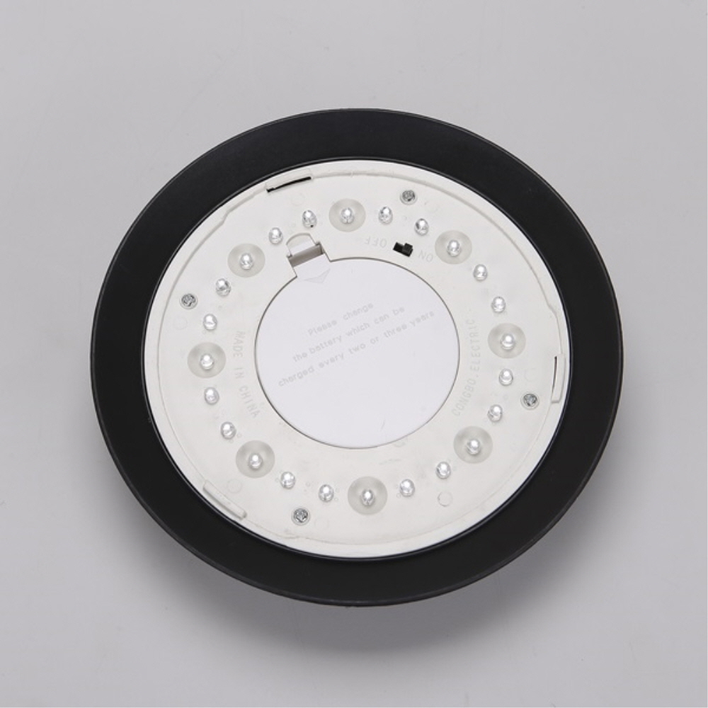 LED 태양광 벽등 정원등 24LED 12W 블랙 주광색 계단 테라스 팩형 잔디등 겸용 - 상세 이미지 4