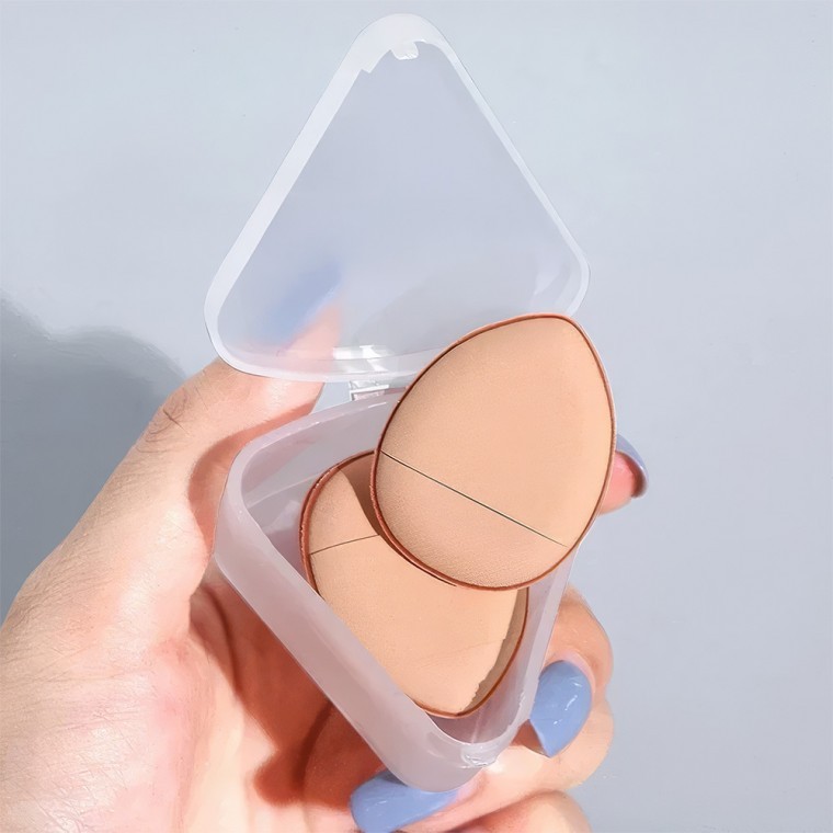 핑거퍼프 10개 미니 손가락 에어 쿠션 메이크업 파데 수정 - 메인 이미지