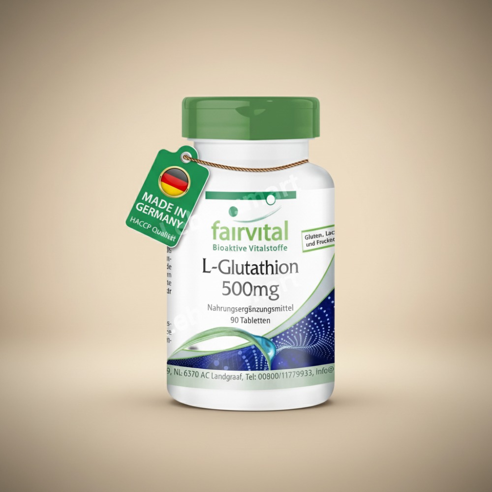 페어바이탈 L-글루타치온 500mg 비건 고용량 90정 - 상품 이미지