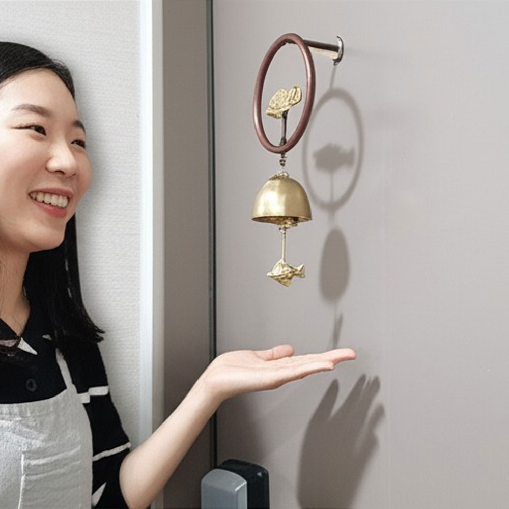 액막이명태 현관종 달무리각종 도어벨 황동 현관문종 이미지 7