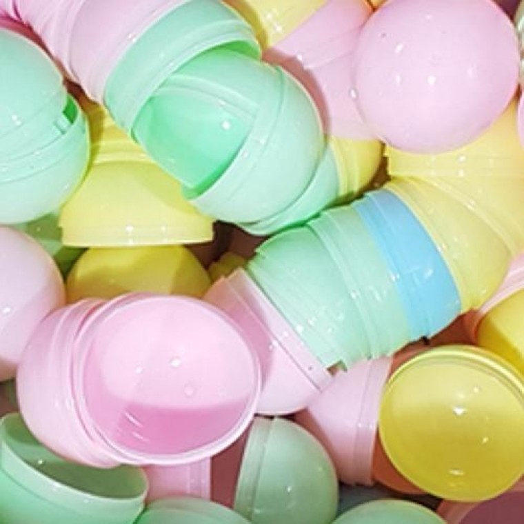 전체불투명 파스텔톤 뽑기캡슐 추첨볼 45mm 25개입 동호회 행사 이벤트용품 - 상품 이미지