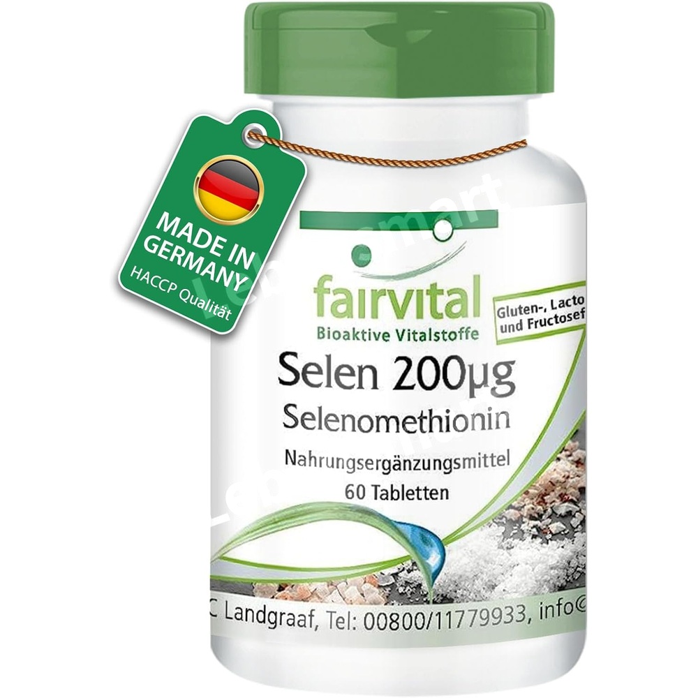 페어바이탈 셀레늄 셀렌 200mcg 고함량 60정 - 상품 이미지